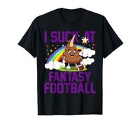 I Suck at Fantasy Football Last Place Fantasy Football Loser Camiseta gráfica económica