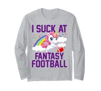 I Suck at Fantasy Football Last Place Fantasy Football Loser Manga Larga