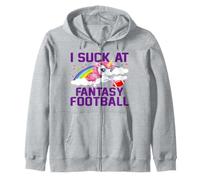 I Suck at Fantasy Football Last Place Fantasy Football Loser Sudadera con Capucha