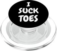 I Suck Toes Funny Prank Design for Tee Swaps Man Cave Decor PopSockets PopGrip para MagSafe