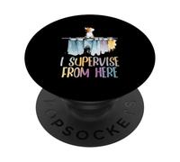 I supervise from here PopSockets PopGrip Adhesivo