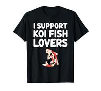 I Support Koi Fish Lovers Símbolo de carpa japonesa Armonía Paz Camiseta