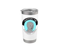 I Support the Current Thing Meme Vaso térmico de acero inoxidable de doble pared