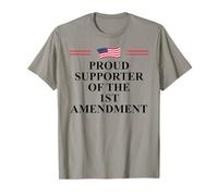 I Support The First Amendment Freedom Speech 1st Amendment Camiseta