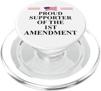 I Support The First Amendment Freedom Speech 1st Amendment PopSockets PopGrip para MagSafe