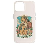 I Surrender Christian Jesus Anime Fe Adoración Arte Diseño Carcasa para iPhone 14