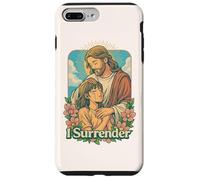 I Surrender Christian Jesus Anime Fe Adoración Arte Diseño Carcasa para iPhone 7 Plus/8 Plus