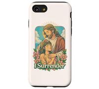 I Surrender Christian Jesus Anime Fe Adoración Arte Diseño Carcasa para iPhone SE (2020) / 7/8