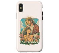 I Surrender Christian Jesus Anime Fe Adoración Arte Diseño Carcasa para iPhone X/XS