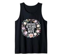 I Survived 10 Years with My Wife - Camiseta sin Mangas