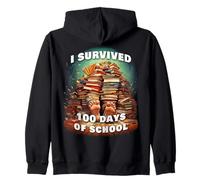 I Survived 100 Days of School 67 Meme Kids Sudadera con Capucha