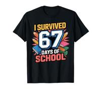 I Survived 67 Days of School Six Seven Funny Camiseta