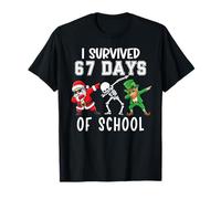 I Survived 67 Days of School Six Seven Meme Teacher Student Camiseta