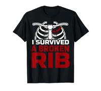 I Survived A Broken Rib Sobreviviente de recuperación - Camiseta