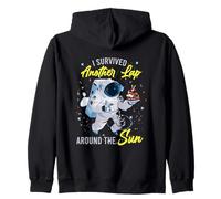 I survived another lap around the sun Sudadera con Capucha
