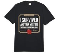 I Survived Another Meeting That Should Have Been An Email Comfort Colors Adult Heavyweight T-Shirt