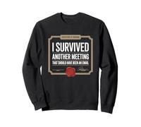 I Survived Another Meeting That Should Have Been An Email Sudadera
