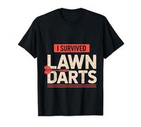 I Survived Lawn Darts Classic Yard Nostalgia Game Fun - Camiseta