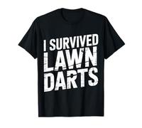 I Survived Lawn Darts Classic Yard Nostalgia Game Fun - Camiseta