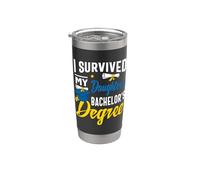 I survived my daughters regalos de graduación de licenciatura Vaso térmico de acero inoxidable de doble pared