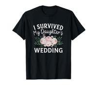 I Survived My Daughter's Wedding Funny Florist Floral Camiseta