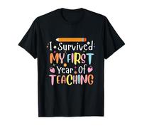 I Survived My First Year of Teaching Teacher Graduation Camiseta
