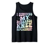 I Survived My Husbands Knee Replacement Cirugia Articular Camiseta sin Mangas