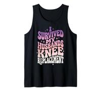 I Survived My Husbands Knee Replacement Cirugia Articular Camiseta sin Mangas