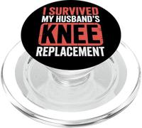 I Survived My Husbands Knee Replacement Cirugia Articular PopSockets PopGrip para MagSafe