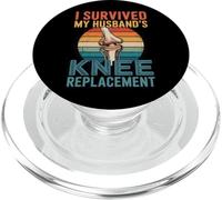 I Survived My Husbands Knee Replacement Cirugia Articular PopSockets PopGrip para MagSafe