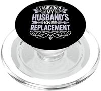 I Survived My Husbands Knee Replacement Cirugia Articular PopSockets PopGrip para MagSafe