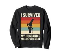 I Survived My Husbands Knee Replacement Cirugia Articular Sudadera