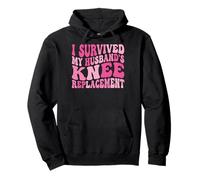 I Survived My Husbands Knee Replacement Cirugia Articular Sudadera con Capucha