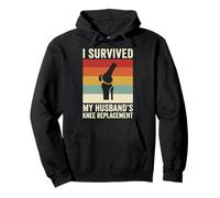 I Survived My Husbands Knee Replacement Cirugia Articular Sudadera con Capucha