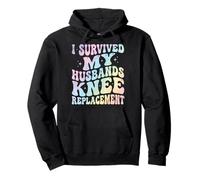 I Survived My Husbands Knee Replacement Cirugia Articular Sudadera con Capucha