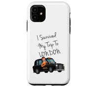 I Survived My Trip To New London Funny Sarcastic London Taxi Carcasa para iPhone 11