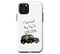 I Survived My Trip To New London Funny Sarcastic London Taxi Carcasa para iPhone 11 Pro