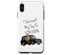 I Survived My Trip To New London Funny Sarcastic London Taxi Carcasa para iPhone XS Max