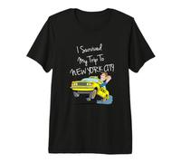 I Survived My Trip To New York City Funny Sarcastic NYC Taxi Camiseta Premium