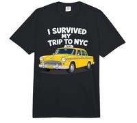 I Survived My Trip to NYC - Funny New York City Taxi Comfort Colors Adult Heavyweight T-Shirt