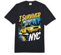 I Survived My Trip to NYC Funny New York City Tourist Taxi Comfort Colors Adult Heavyweight T-Shirt