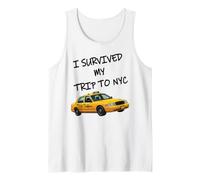 I Survived My Trip to NYC Funny Survived My Trip to New York Camiseta sin Mangas