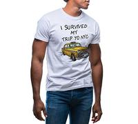 I Survived My Trip To NYC New York Camiseta de Hombre Blanca Size S
