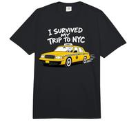 I Survived My Trip to NYC - New York City Taxi Meme Comfort Colors Adult Heavyweight T-Shirt