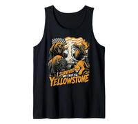 I Survived My Trip To Yellowstone Funny Tourist Souvenir Camiseta sin Mangas