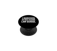 I Survived My Wife Passing Law School Graduation PopSockets PopGrip Adhesivo