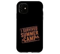 I Survived Summer Camp Camper Outdoor Survivor ||--- Carcasa para iPhone 11