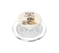 I Survived The Age of 56k Connection: Funny Dial-Up PC Humor PopSockets PopGrip para MagSafe