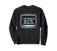 I Survived The Age of 56k Connection: Funny Dial-Up PC Humor Sudadera