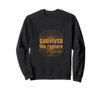 I Survived The Rapture Novedad Funny Sunrise and Rays Sudadera